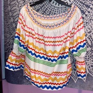 Multicolor Fiesta Top